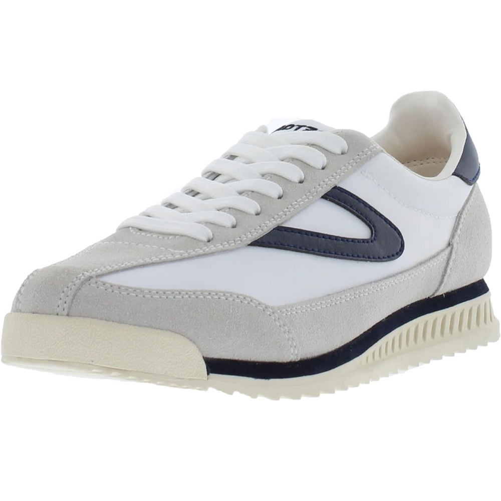 TRETORN Women's Rawlins Casual Lace-Up Sneakers White & Navy